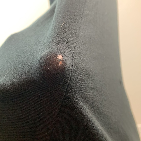 Vince sleeveless tank style jersey knit maxi dress, chambray block back (flaws) - Picture 7 of 13